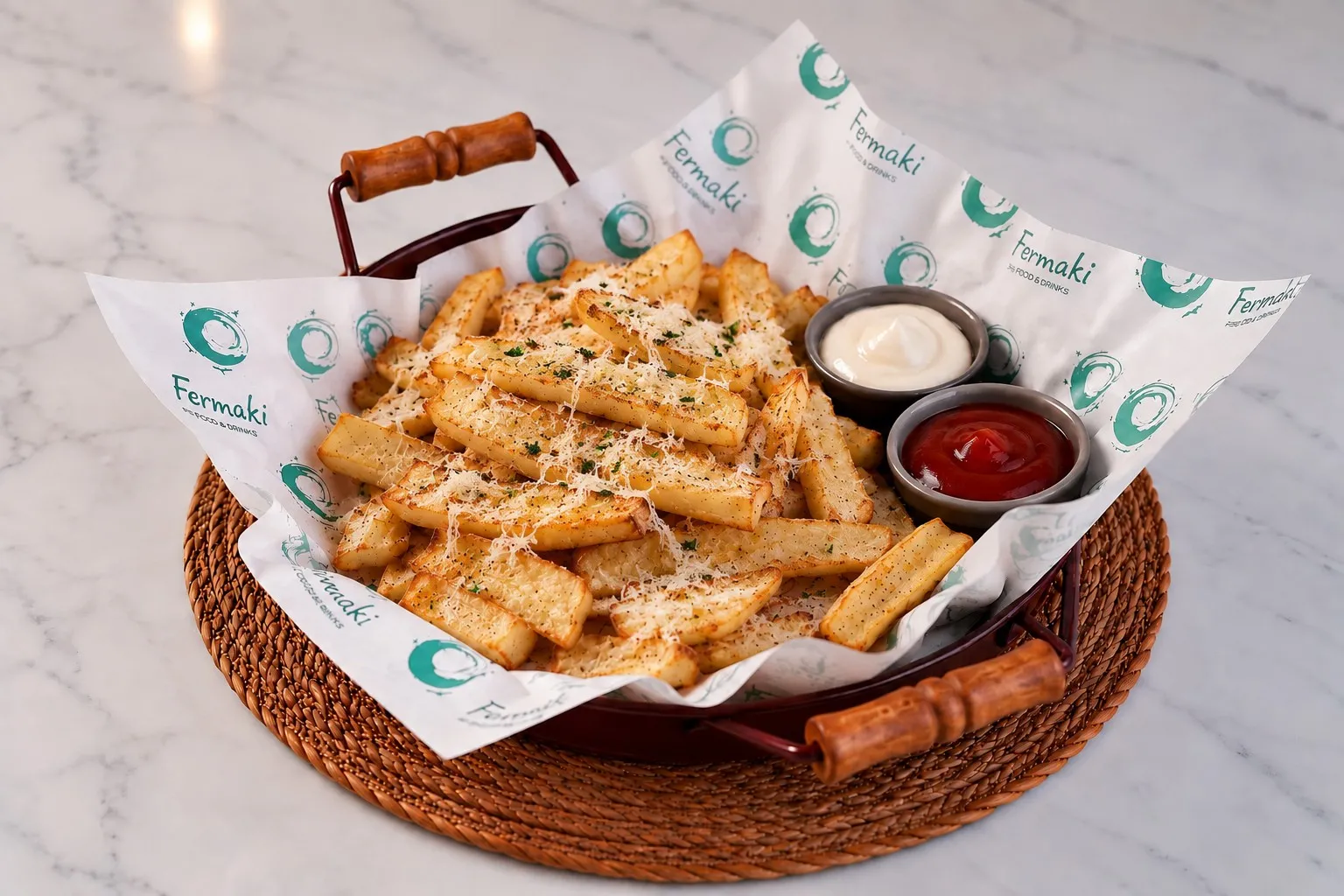 Trüflü Parmesanlı Kaşık Patates