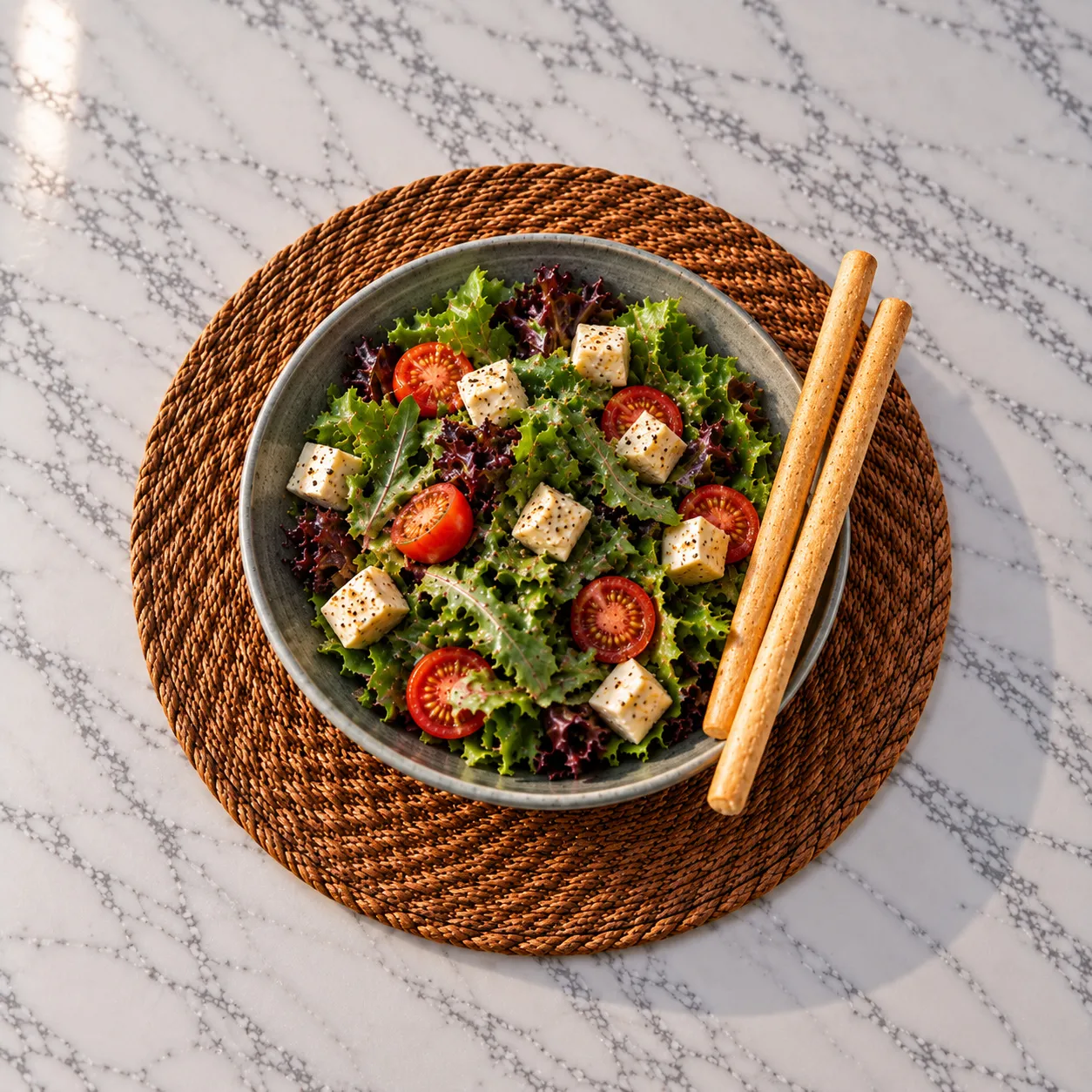 Tulum Peynirli Yeşil Salata