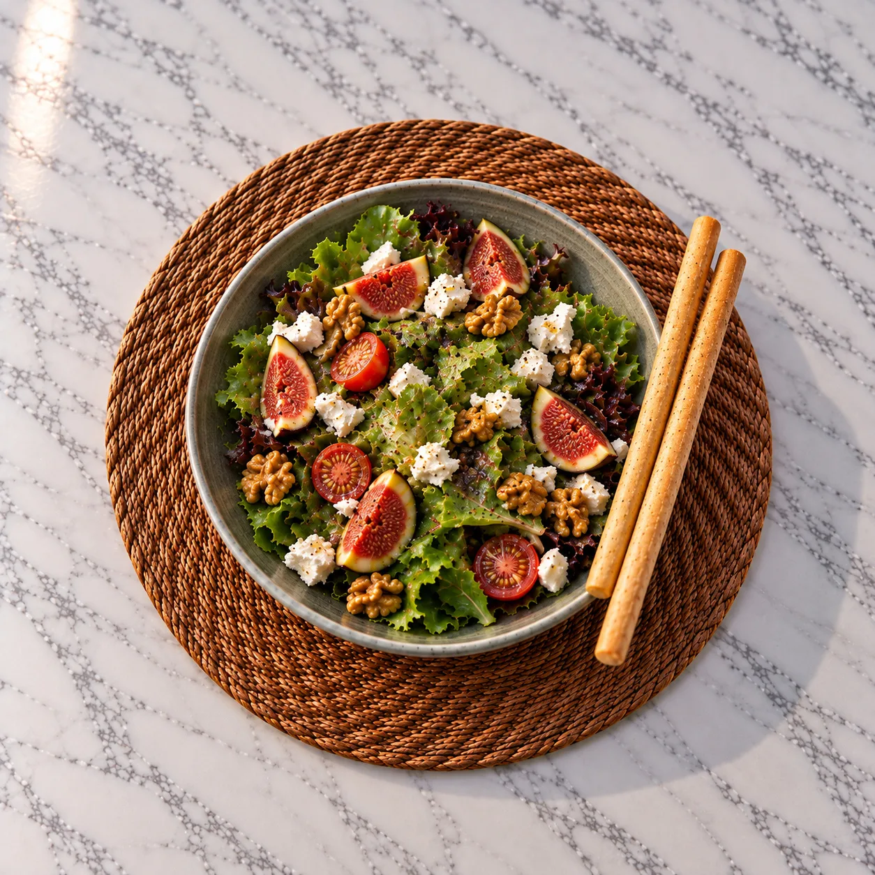 Keçi Peynirli Salata